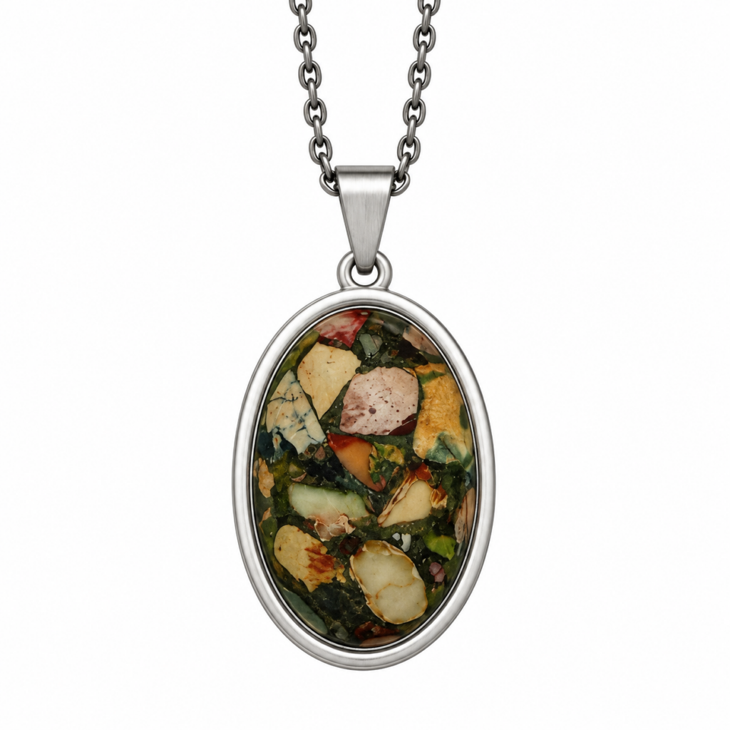 Oval Pendant Necklace