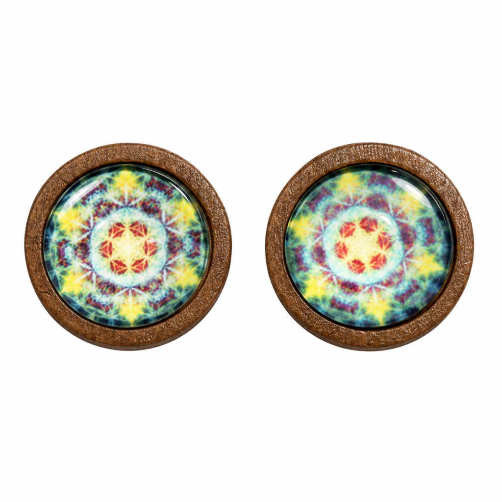 Wooden Stud Earrings