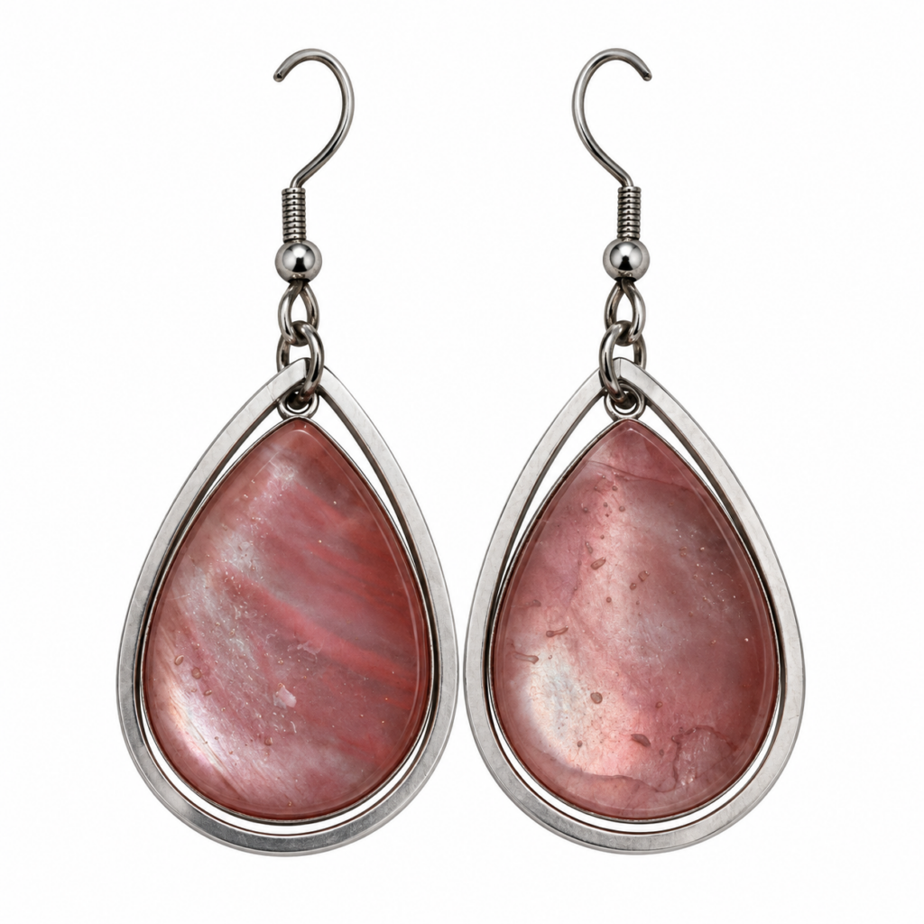 Large Teardrop Dangle Earrings